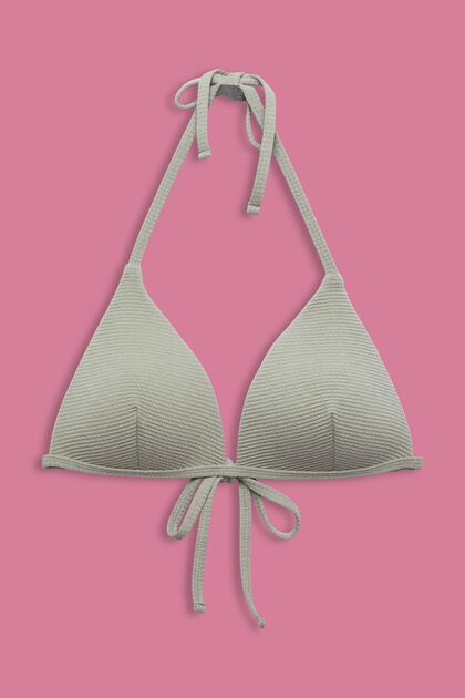 Strukturiertes Triangel-Bikinitop