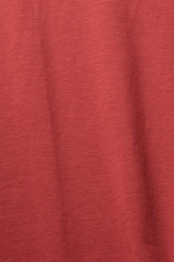 T-shirt à manches longues à col roulé, TERRACOTTA, detail image number 1