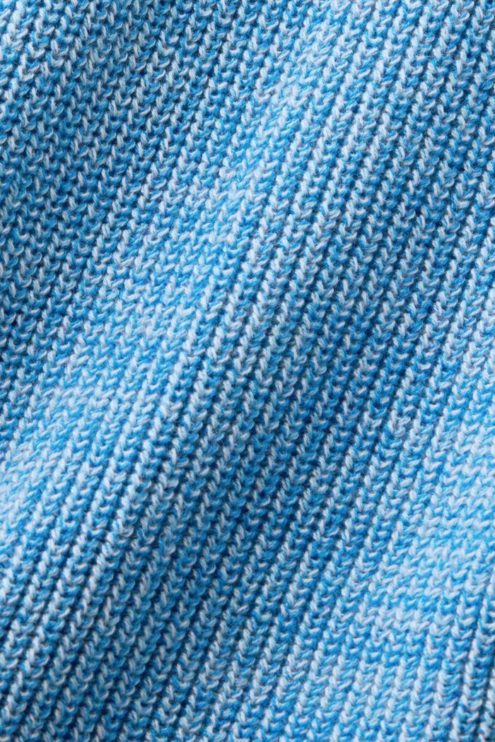 Cardigan zippé en maille chinée, PASTEL BLUE, detail image number 5