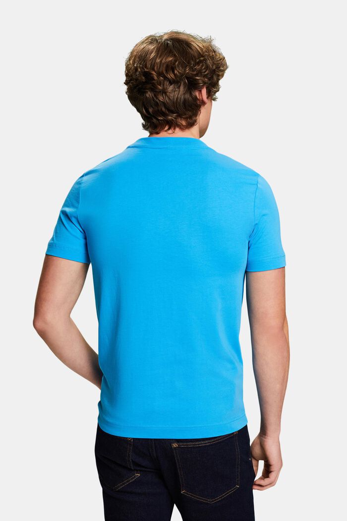 T-shirt en jersey de coton animé d’un logo, BLUE, detail image number 3