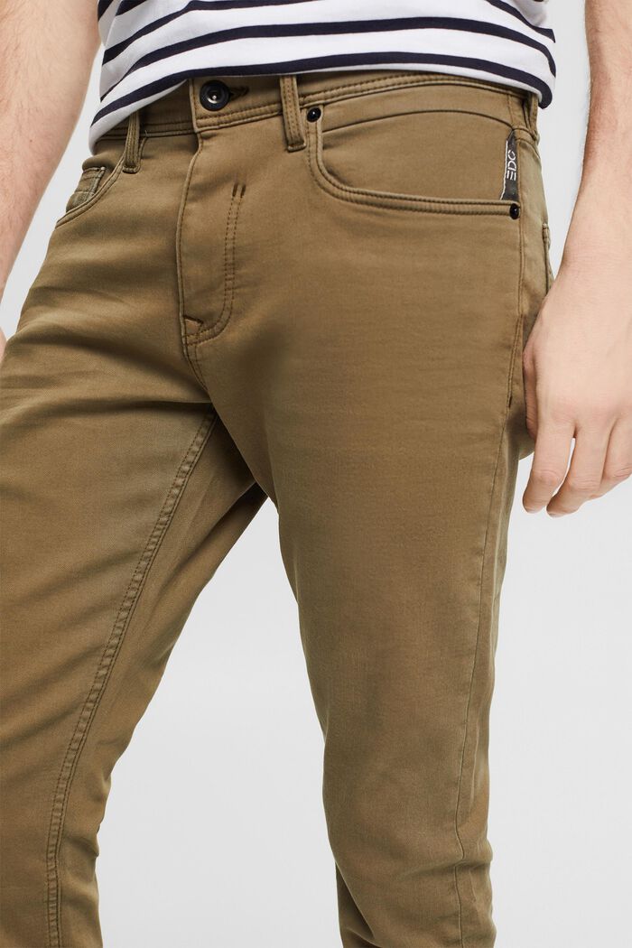 Stretch-Jeans aus Baumwoll-Mix, FOREST GREEN, detail image number 3