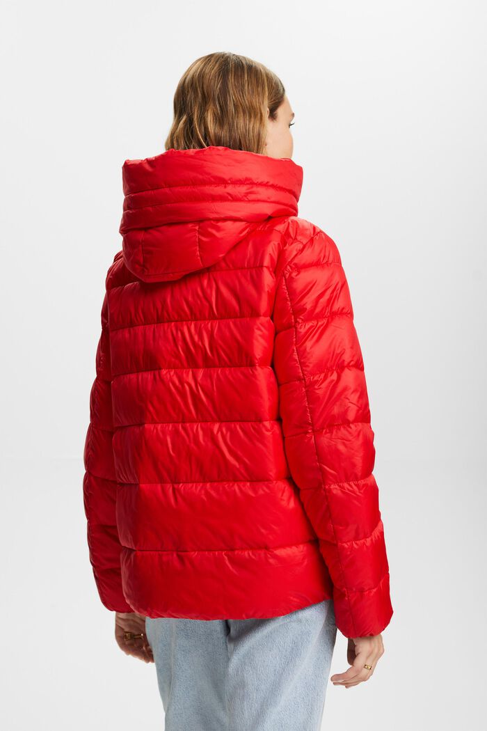 Recyclée : la veste matelassée à capuche, RED, detail image number 3