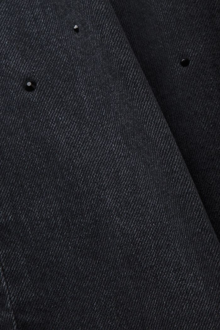 Jean à taille haute Retro Classic, BLACK DARK WASHED, detail image number 7