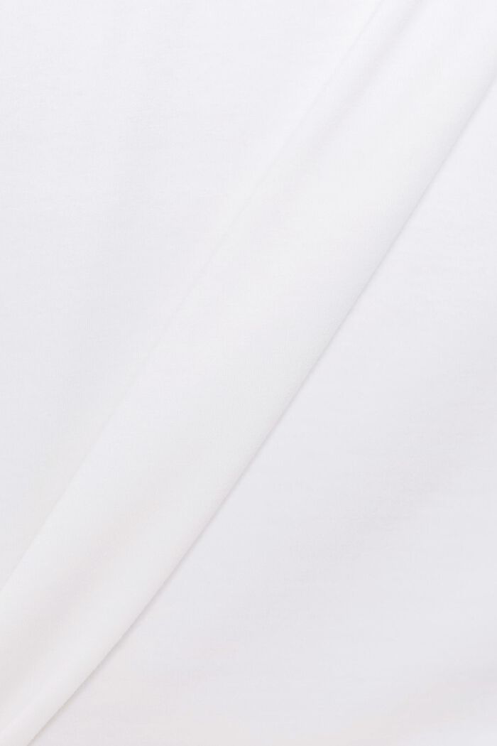 T-shirt à manches longues en coton biologique mélangé, NEW WHITE, detail image number 4