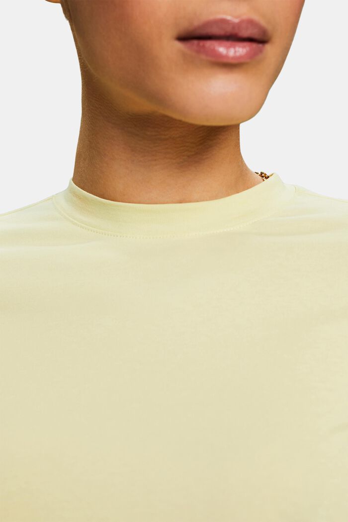 T-shirt à col ras-du-cou, LIME YELLOW, detail image number 3