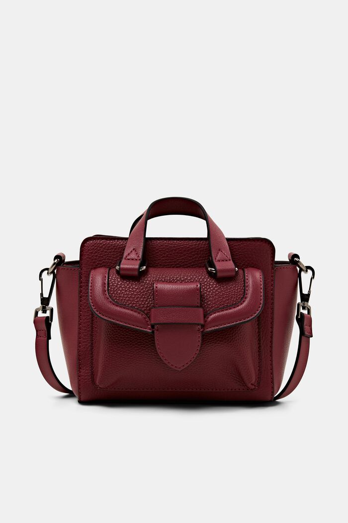 City Bag in Leder-Optik, GARNET RED, detail image number 0