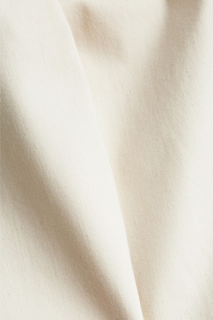 Karottenhose aus Bio-Baumwolle, OFF WHITE, detail image number 4