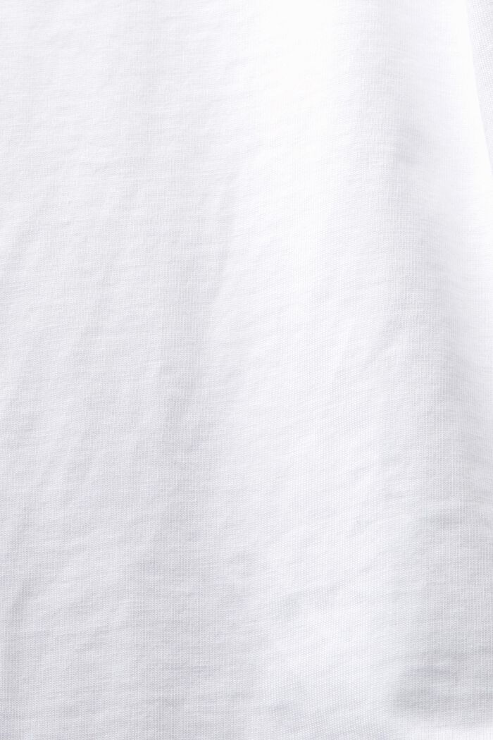 Logo-T-Shirt mit Rundhalsausschnitt, WHITE, detail image number 4