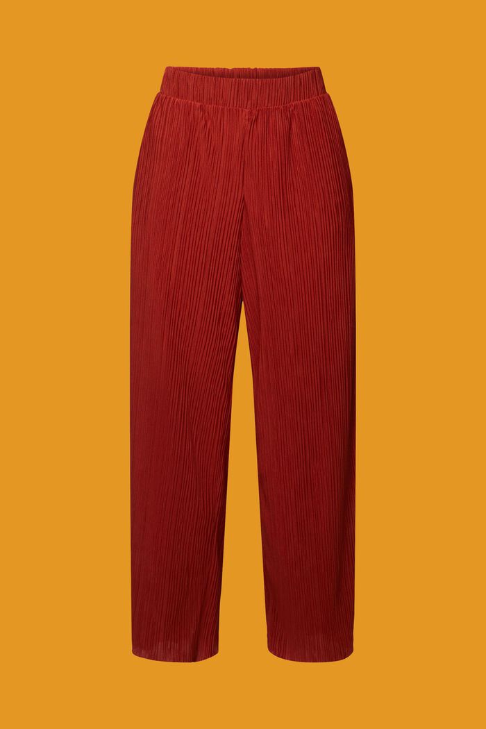 Pantalon en jersey doux animé de plis, TERRACOTTA, detail image number 5