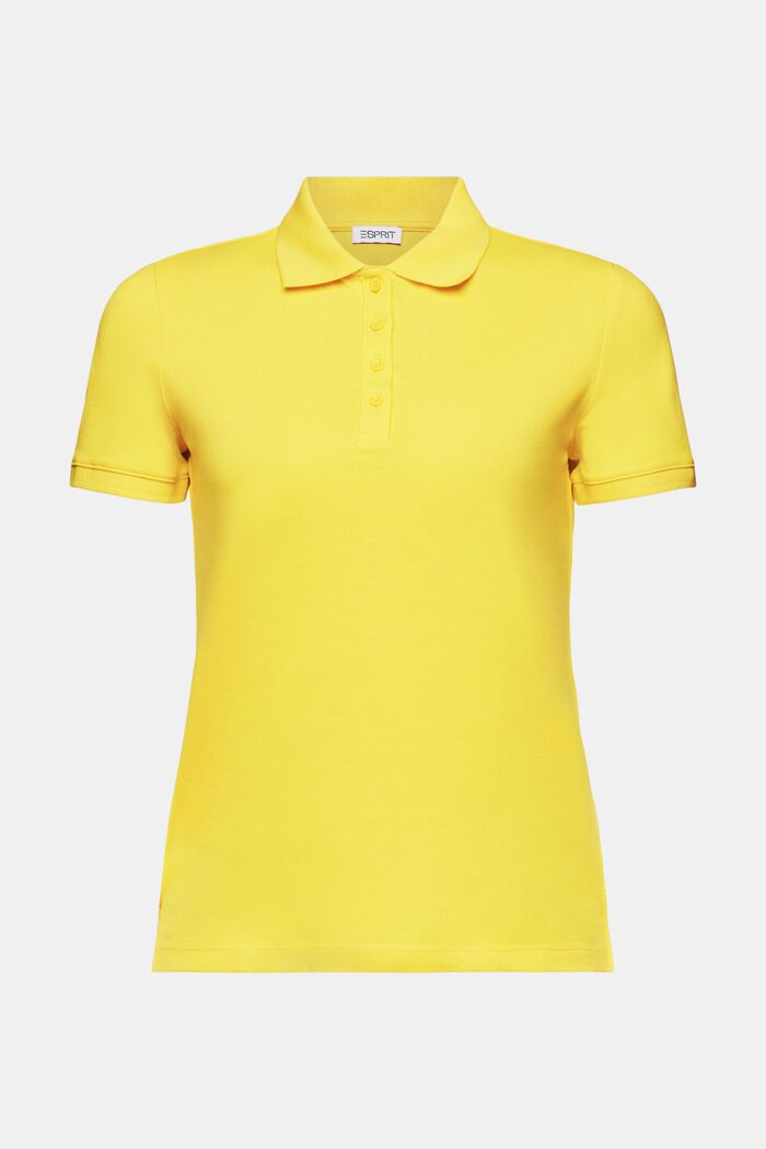 Polo en jersey, YELLOW, detail image number 6