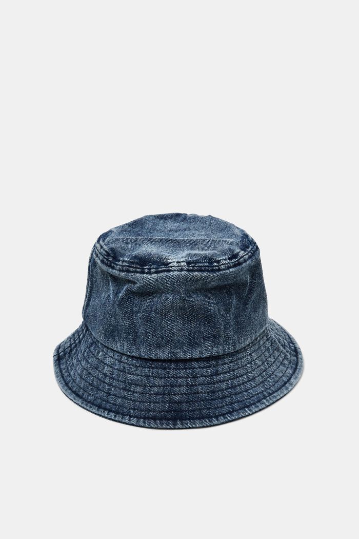 Bucket Hat aus Denim, BLUE, detail image number 0