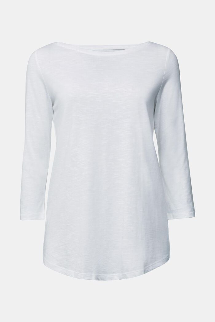 T-shirt en jersey de coton biologique, WHITE, detail image number 0