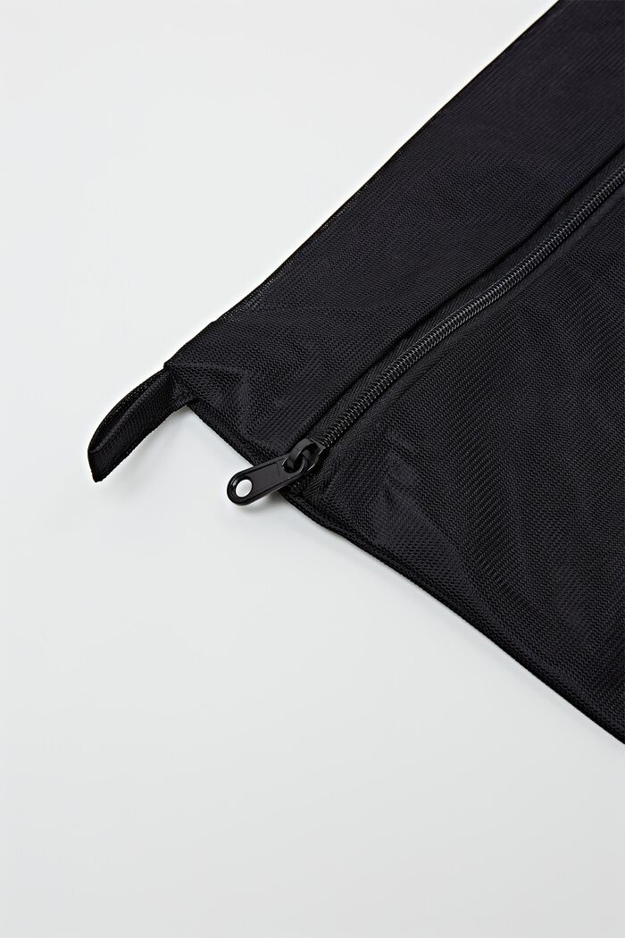 Wäschebeutel mit Reißverschluss, BLACK, detail image number 1