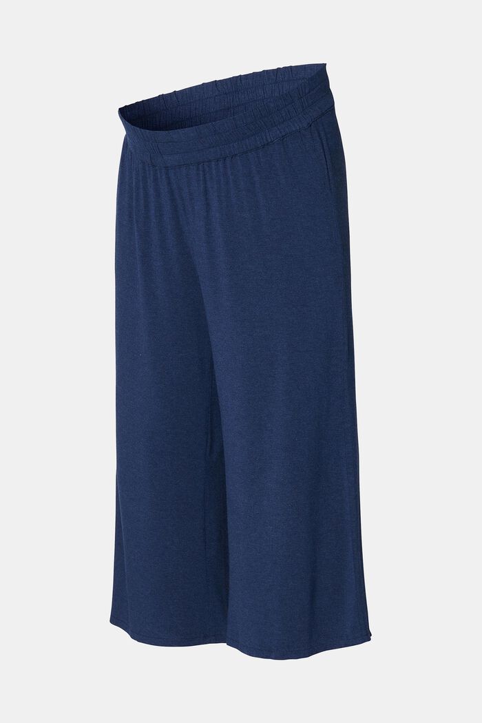 MATERNITY Jupe-culotte cropped, DARK NAVY, detail image number 4