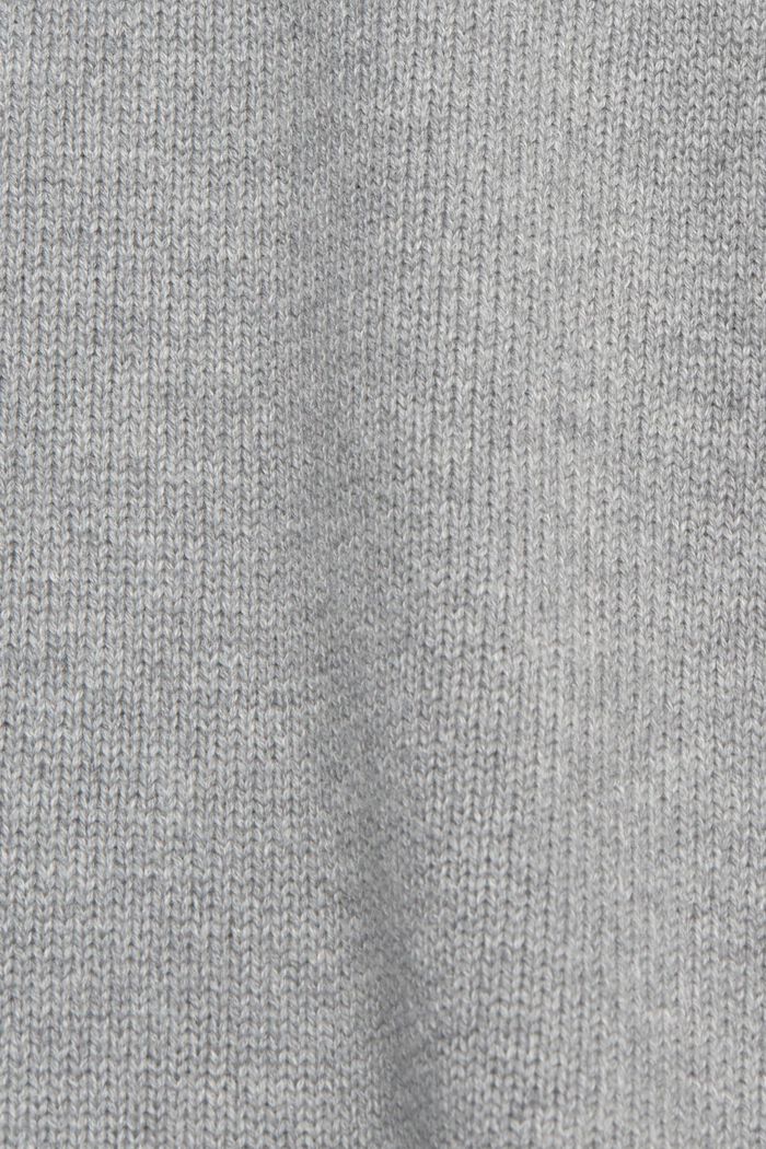 Pull en maille de coton durable, MEDIUM GREY, detail image number 1