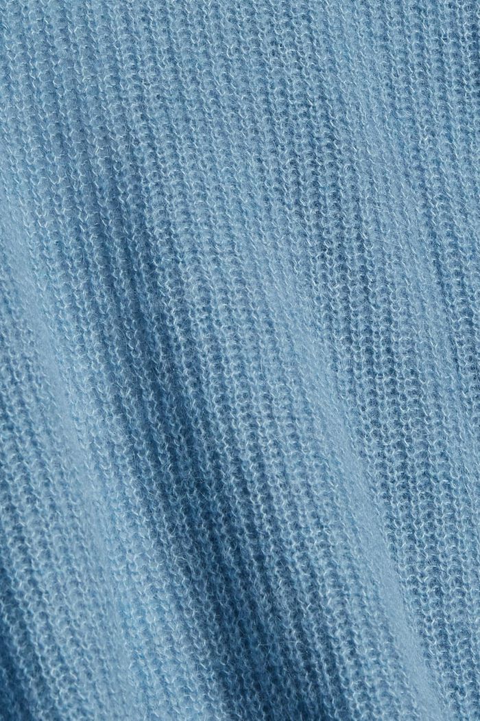 Mit Wolle/Alpaka: Wickelcardigan, BLUE LAVENDER, detail image number 4