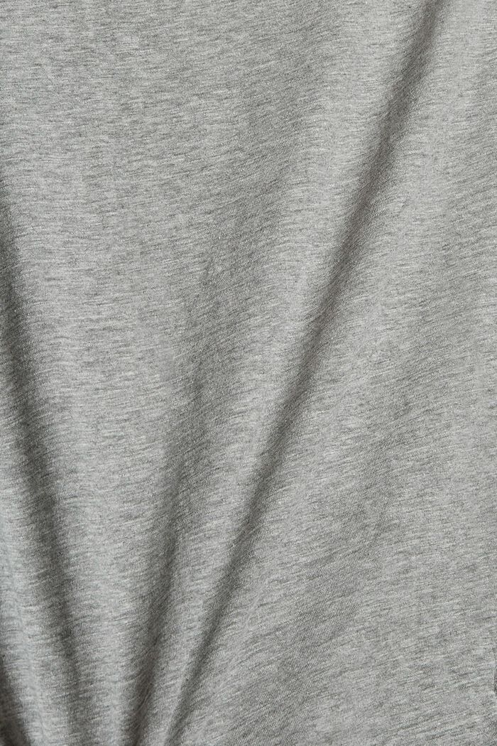 T-Shirt mit Print aus Baumwoll-Mix, MEDIUM GREY, detail image number 4