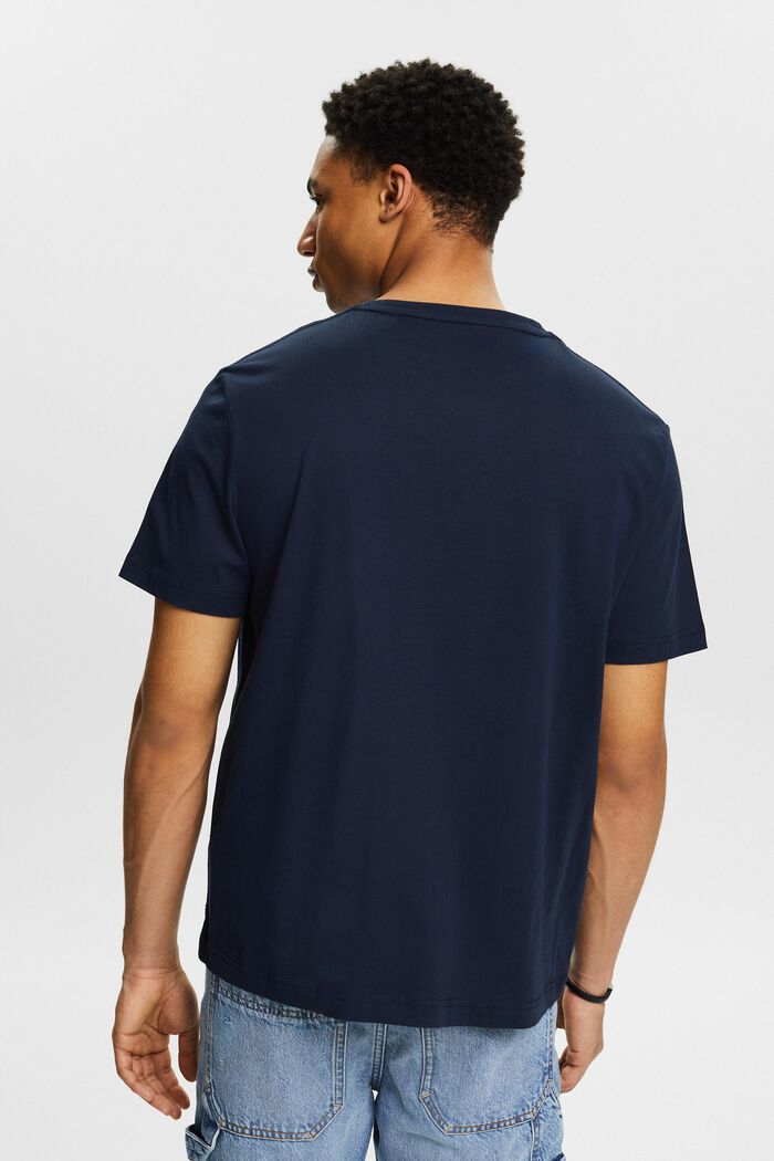 T-shirt à manches courtes et col ras-du-cou, NAVY, detail image number 2