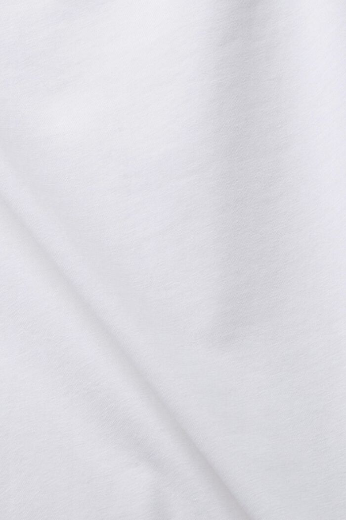 Haut en coton, WHITE, detail image number 1