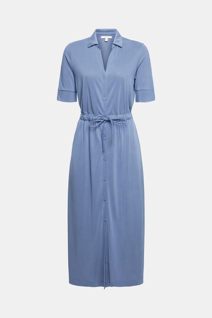 Kleid mit Kordelzug, BLUE LAVENDER, detail image number 6