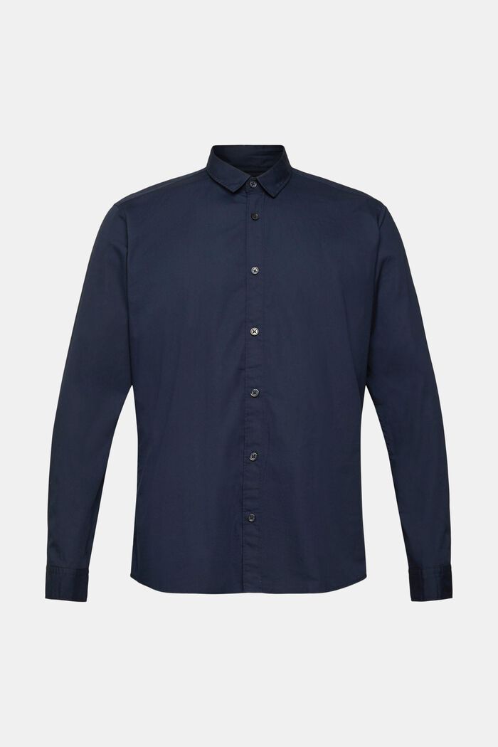 T-shirt Slim Fit en coton durable, NAVY, detail image number 2