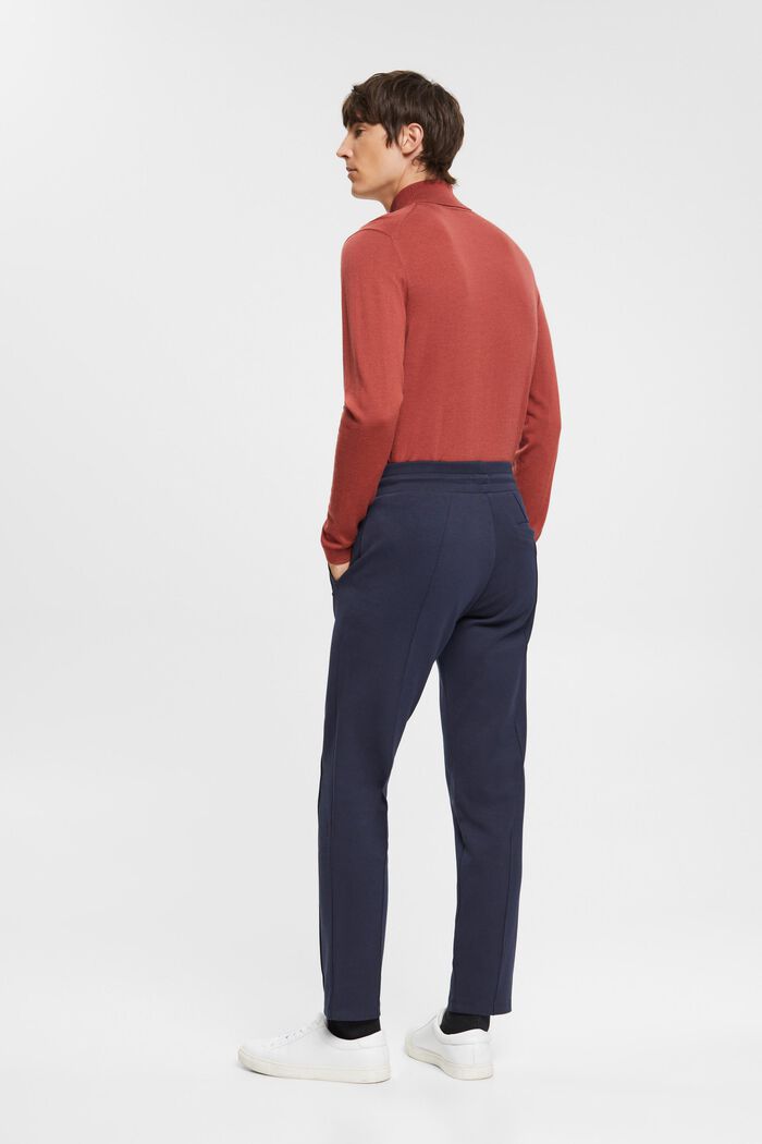 Pants knitted Straight Fit, NAVY, detail image number 3