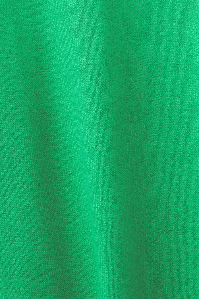 Pull à col droit, GREEN, detail image number 4