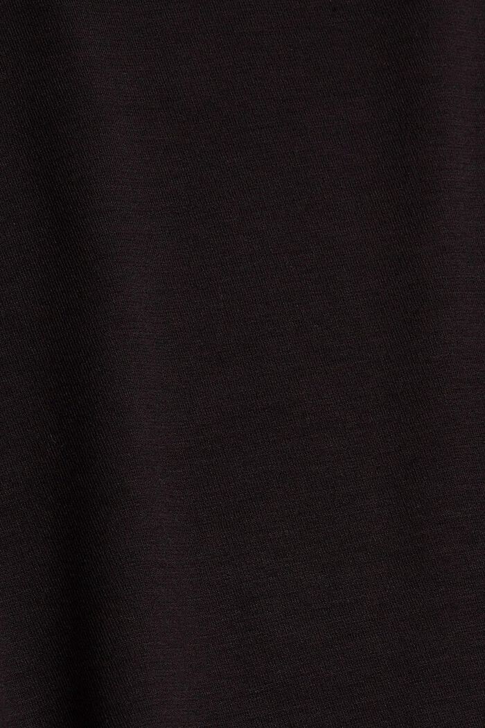 Loungewear-Kleid, LENZING™ ECOVERO™, BLACK, detail image number 1