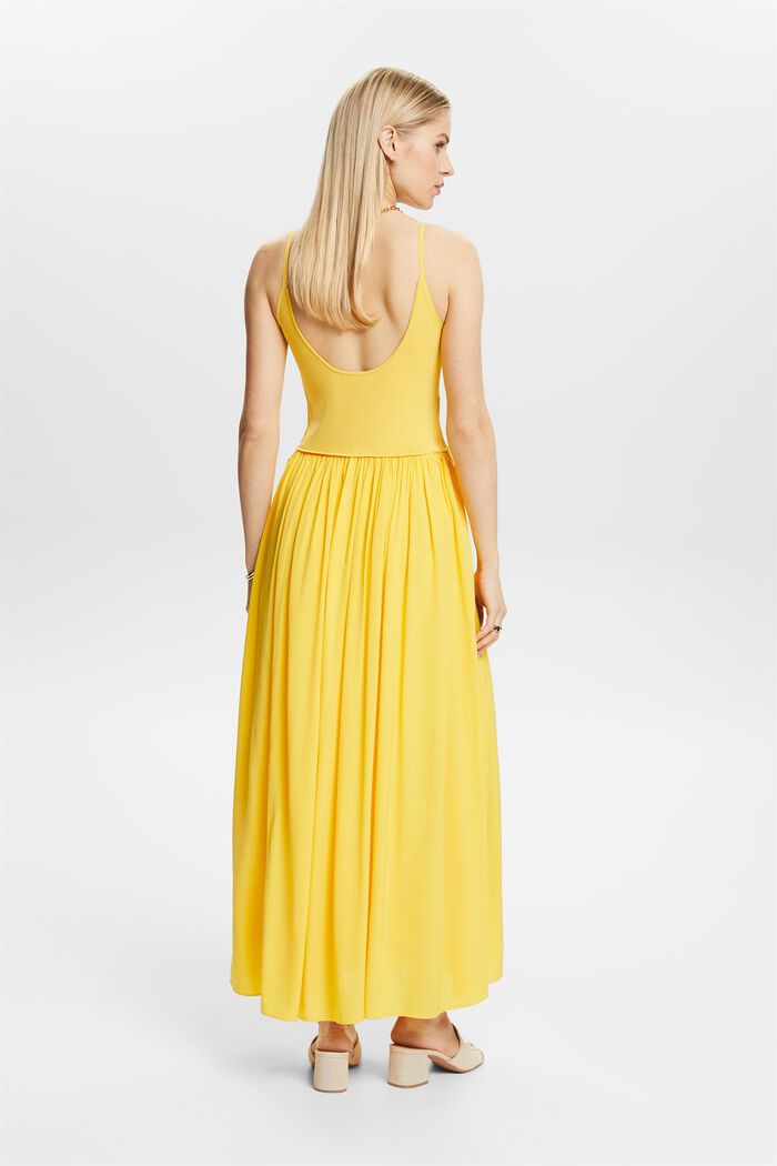 Midikleid mit Cut-out, SUNFLOWER YELLOW, detail image number 2