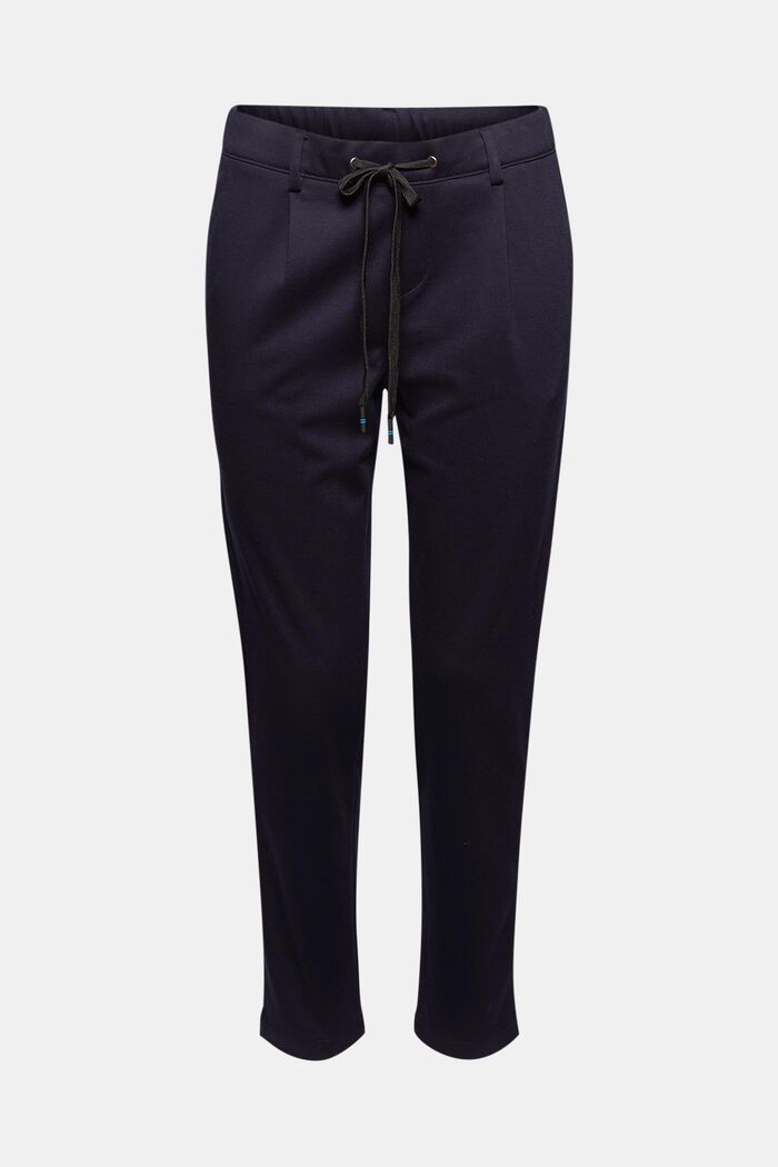 Pantalon stretch muni d´une taille élastique, DARK BLUE, detail image number 0