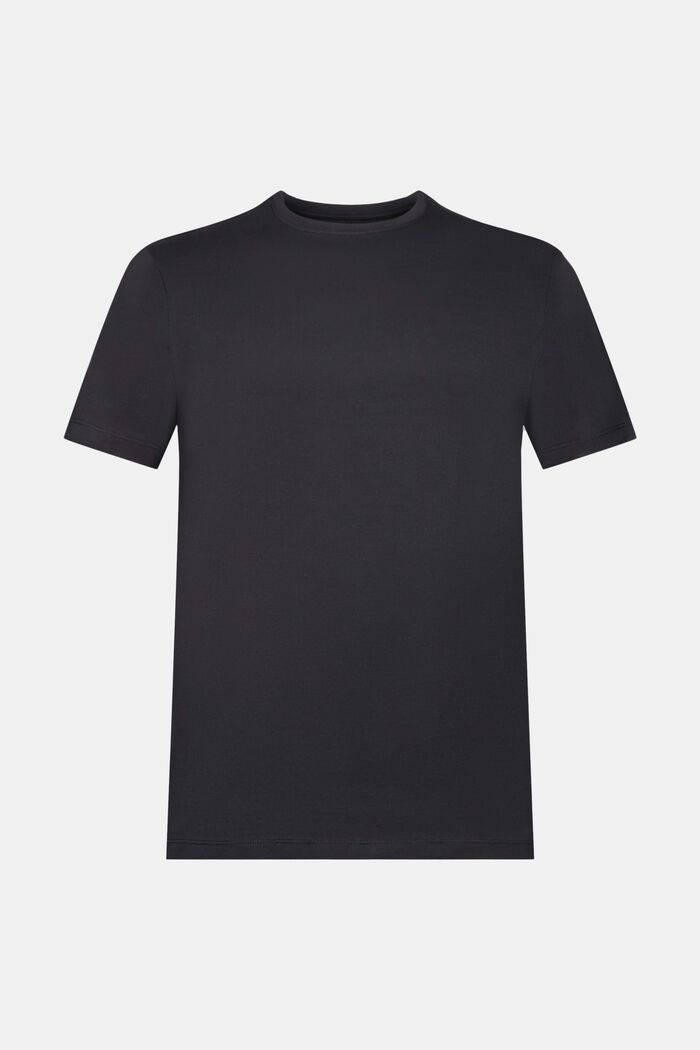T-shirt de coupe Slim Fit en coton Pima, BLACK, detail image number 6