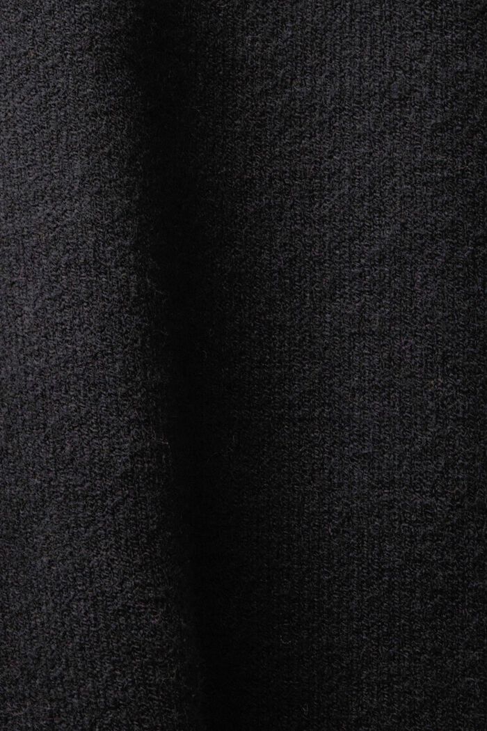 Robe-pull à col droit, BLACK, detail image number 5