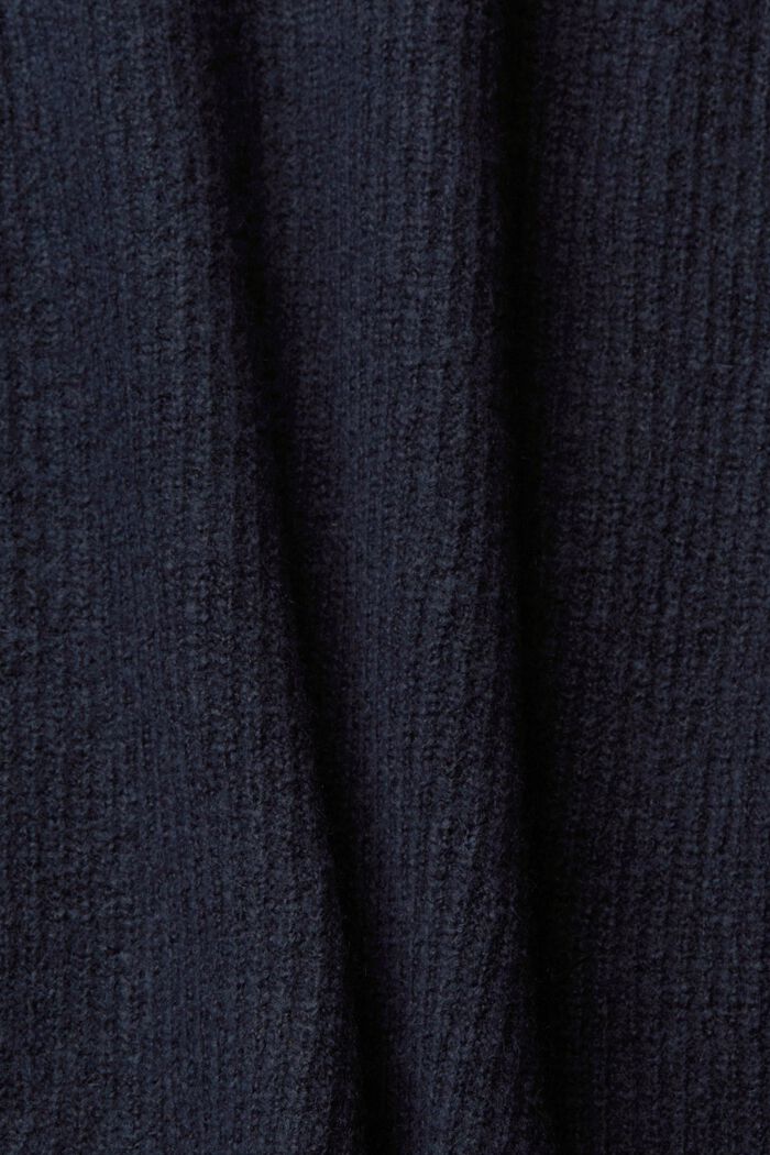 Pull en maille de laine mélangée, NAVY, detail image number 1