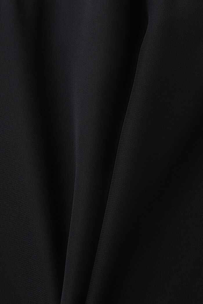 Chiffon-Minikleid mit V-Ausschnitt, BLACK, detail image number 4