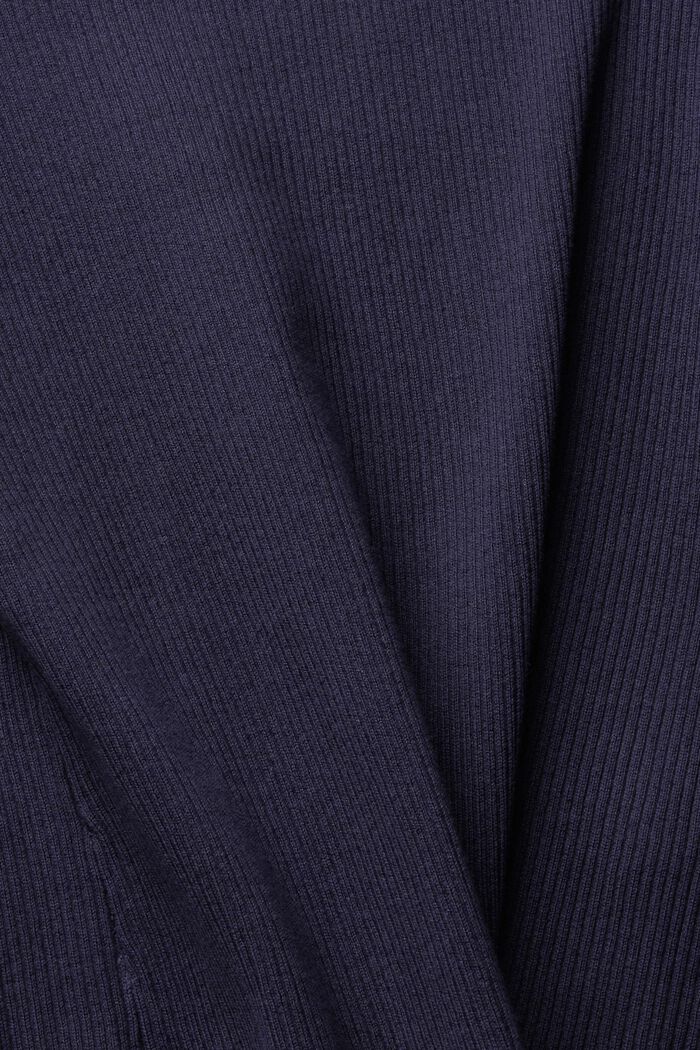 Pullover in gerippter Optik, NAVY, detail image number 1