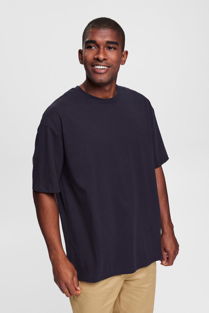 Oversized Jersey-T-Shirt, NAVY, detail image number 0