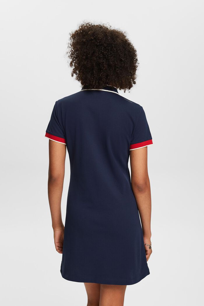 Mini-robe de style polo, NAVY, detail image number 2