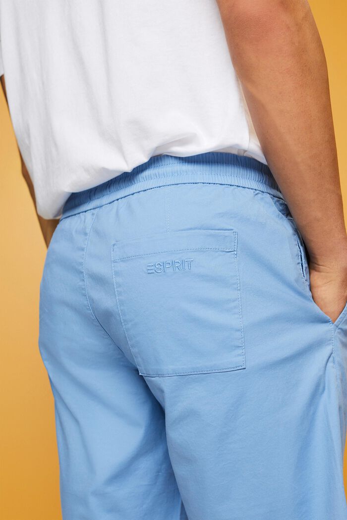 Shorts aus Baumwolltwill, LIGHT BLUE, detail image number 4