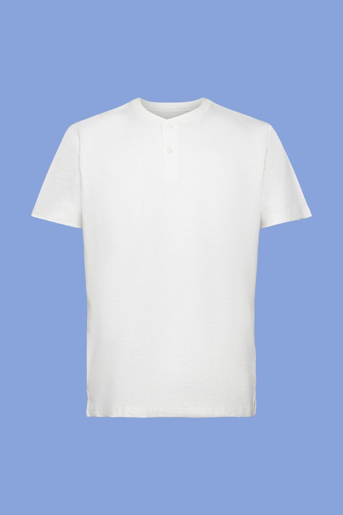 Henley-T-Shirt aus Baumwolle, ICE, detail image number 6