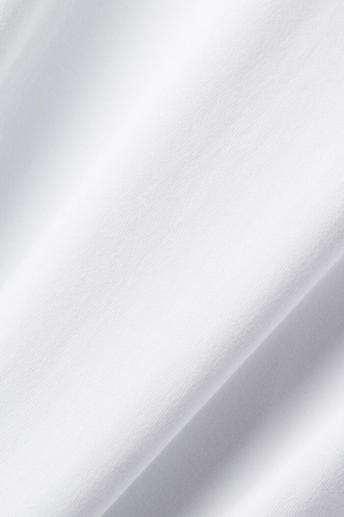 Polo en coton Pima, WHITE, detail image number 4