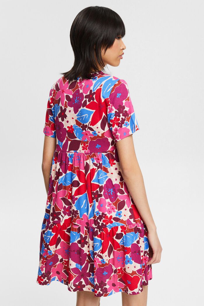 Kleid mit Wickelausschnitt, LENZING™ ECOVERO™, RED COLORWAY, detail image number 2