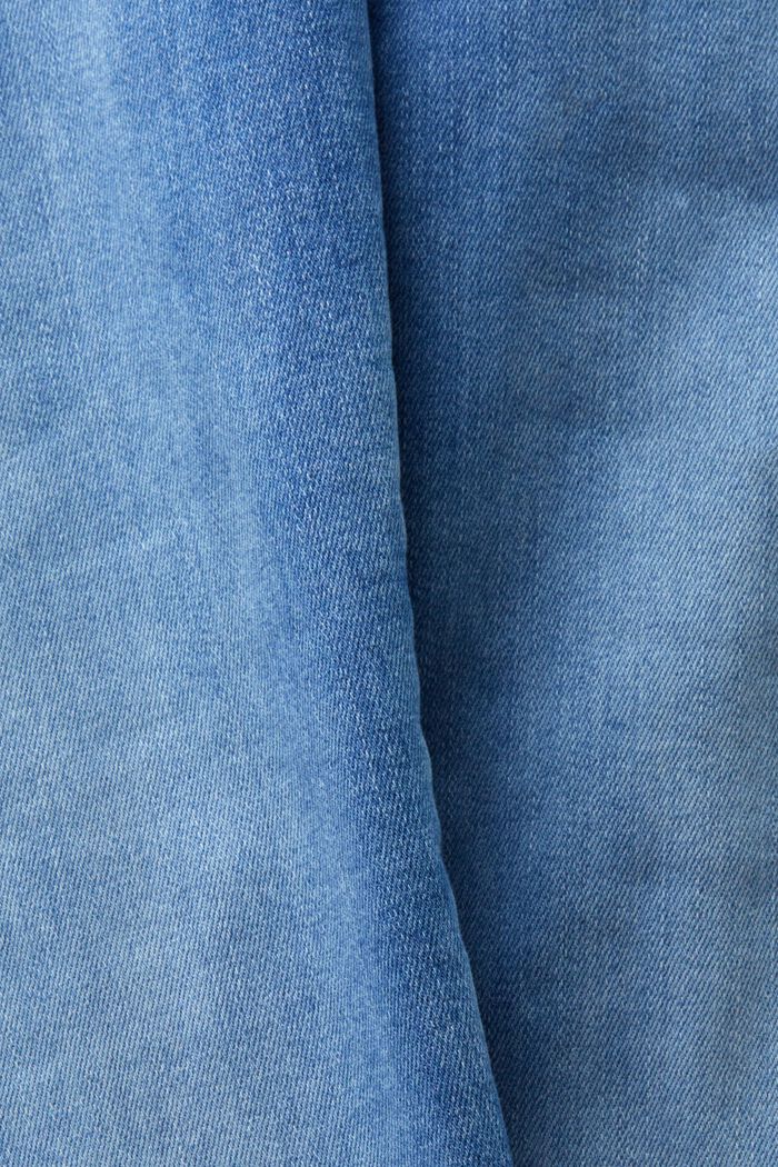 Jean Skinny à taille haute, BLUE LIGHT WASHED, detail image number 5