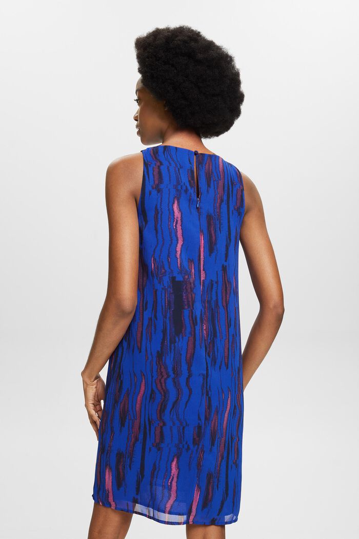 Mini-robe imprimée en crêpe mousseline, BRIGHT BLUE, detail image number 2