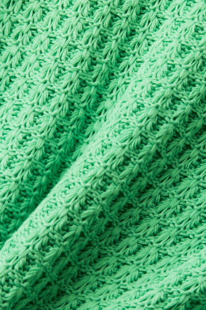 Pull en maille lâche, GREEN, detail image number 4