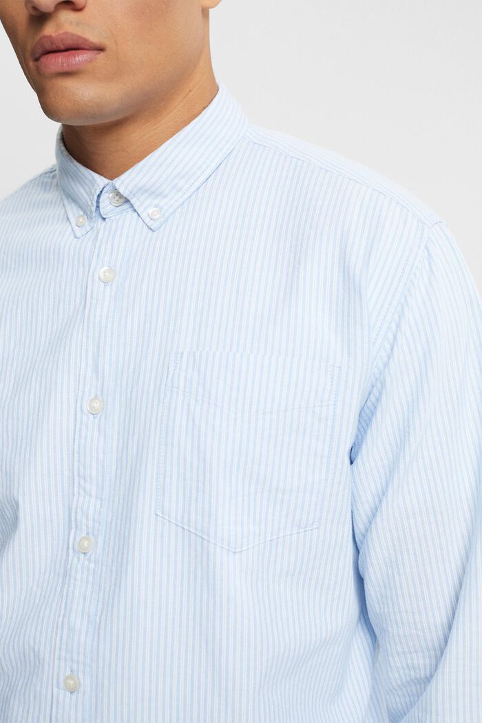 Hemd mit Streifen, LIGHT BLUE, detail image number 0
