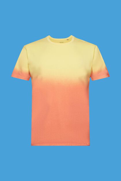 T-shirt bicolore à effet éclairci