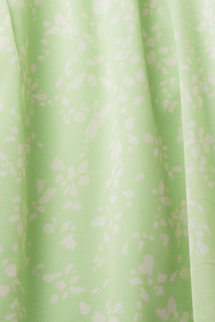 Mini-robe en mousseline imprimée, LIGHT GREEN, detail image number 6