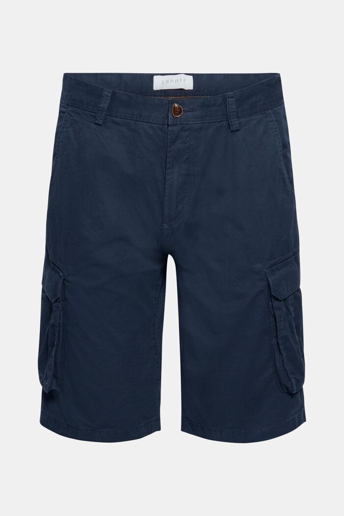 Cargo-Shorts aus 100% Baumwolle, NAVY, detail image number 0