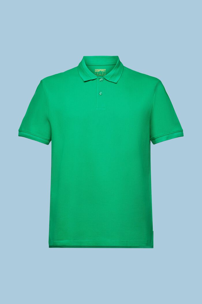 Poloshirt aus Baumwoll-Piqué, GREEN, detail image number 5
