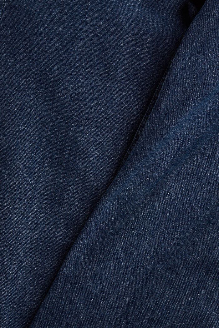 Jean stretch en coton biologique mélangé, BLUE BLACK, detail image number 6